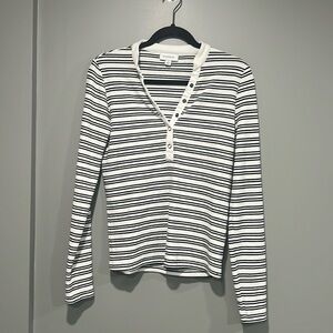 EVEREVE- Stripped ribbed top